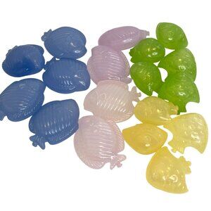 Reusable Ice Cubes Cold Eco Friendly Freeze Beverage Drink Tropical Fish Beach